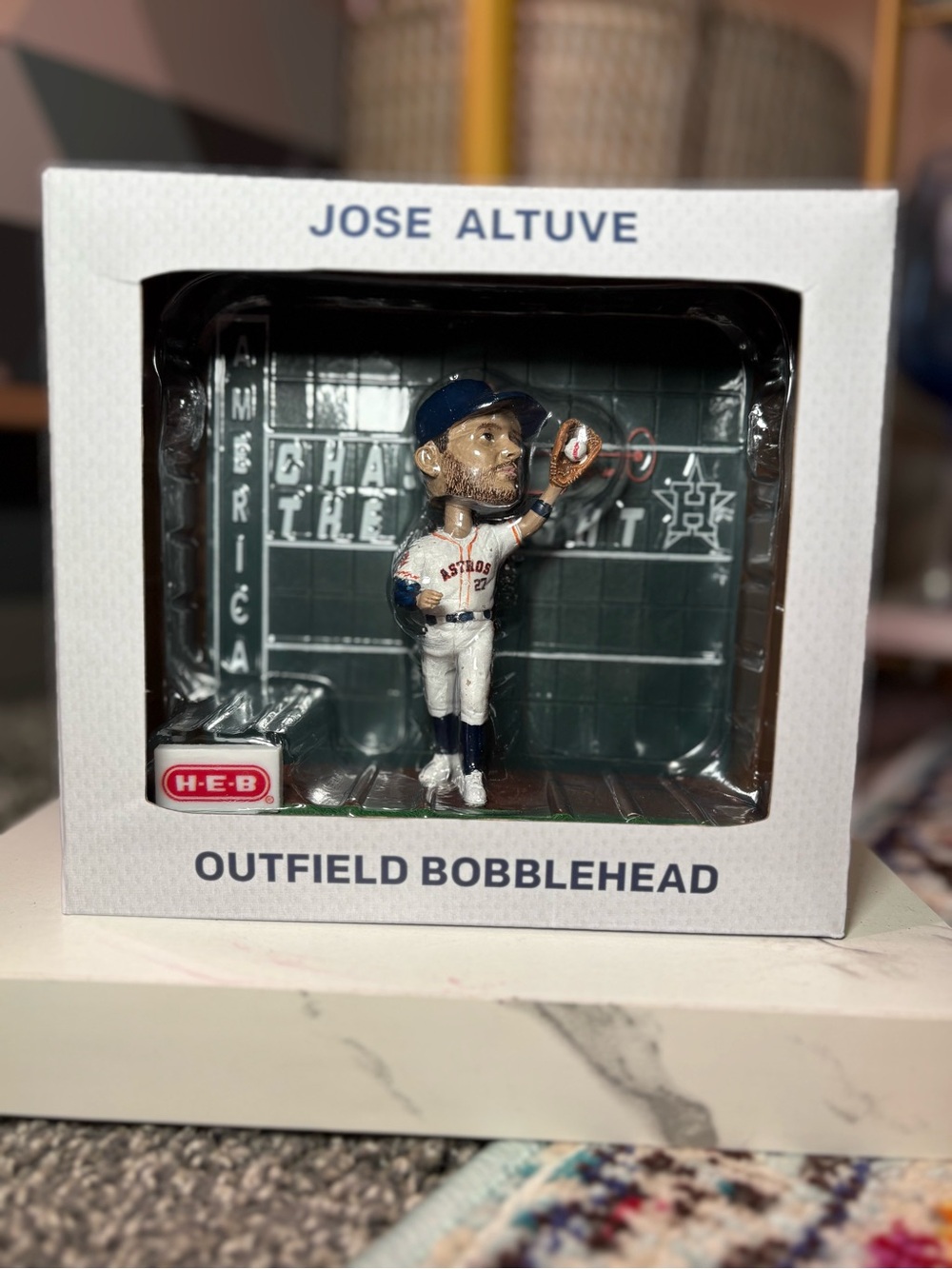 Houston Astros Jose Altuve Outfield Bobblehead - NIB
